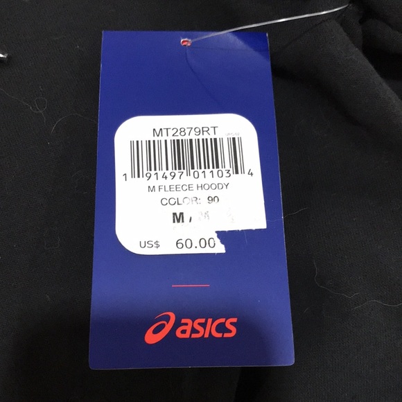 Asics Medium Black Hoodie - Picture 9 of 9